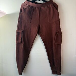 Ardene Dark Brown Cargo Pants for Men